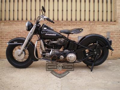 HARLEY DAVIDSON PANHEAD 1200cc OHV AÑO 1954 50TH EDITION