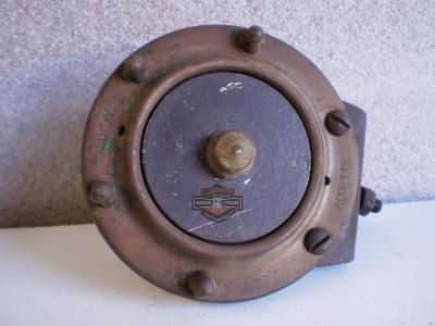 BOCINA HORN LUCAS ALTETTE ORIGINAL  6V  NORTON BSA ARIEL TRIUMPH SCOTT BROUGH OTRAS  AÑOS 20 / 30 