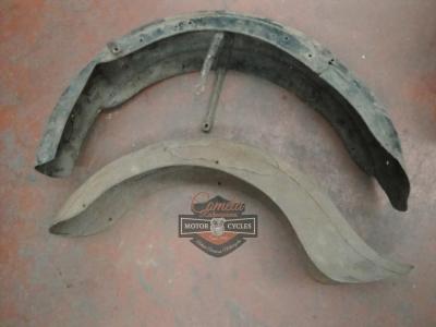 PAREJA FENDERS MUDGUARD DELANTERO Y TRASERO MOTO INGLESA AÑOS 30 / 40 NORTON VELOCETTE ARIEL 