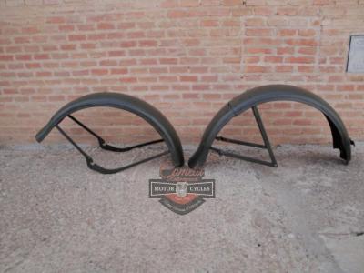 PAREJA GUARDABARROS ORIGINALES HARLEY DAVIDSON WLA  /  WLC  / MILITAR 1941 A 1945 