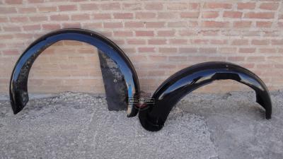 PAREJA DE FENDERS MUDGUARD EN FIBRA VELOCETTE MSS 500cc 1935 A 1939 