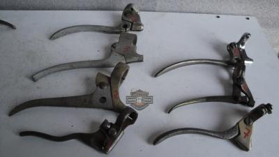 MANETAS VARIADAS FRENO EMBRAGUE EN LATON / ACERO / ALUMINIO MOTOCICLETAS  AÑOS 30 /40 / 50