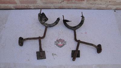 SOPORTES DE RUEDA DE REPUESTO PARA SIDECAR INDIAN POWERPLUS  / INDIAN BIG TWIN AÑOS 1915 A 1923 