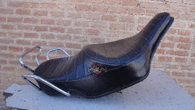 ASIENTO DOS PLAZAS  BUDDY COMFORT FLEX HARLEY DAVIDSON SHOVELHEAD FL / FLH  AÑOS 1970 A 1980 