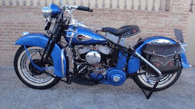 HARLEY DAVIDSON  FLATHEAD WL48 750cc AÑO 1948 RESTAURACION ANTIGUA 