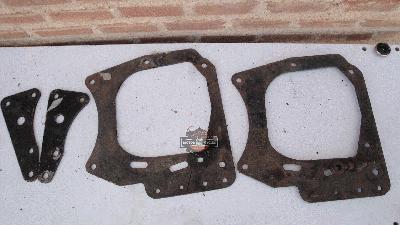 BRACKET MOTOR  Y CAJA DE CAMBIOS VELOSCETTE MSS 500cc OHV AÑOS 1935 A 1939 FRAME  RIGIDO 