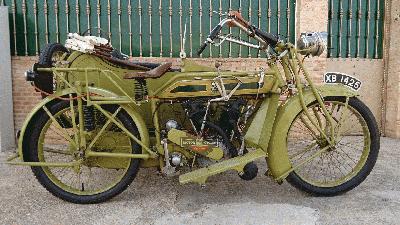 MATCHLESS MODEL H  MOTOR MAG 1000cc IOE CON SIDECAR AÑO 1921 