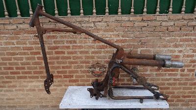 FRAME BASTIDOR GILERA VL / LTE  / VLTE  MILITAR 500cc MUY BUEN ESTADO AÑOS 1936 / 1937 / 1938 / 1939 