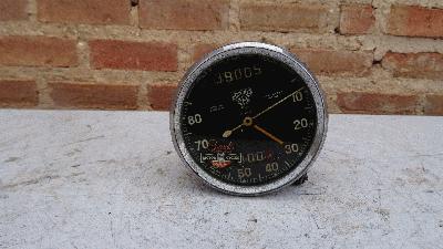 SPEEDOMETER SMITHS CHRONOMETRIC ORIGINAL  80 M.P.H. ARIEL / NORTON / ROYAL ENGIELD / BSA / AJS / SCOTT / AÑOS 1930 A 1940