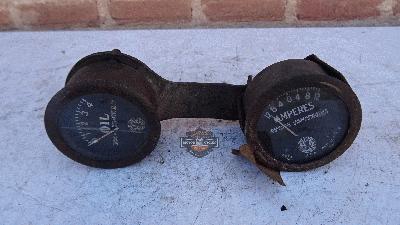 DODGE BROTHERS  CLOCK PRESION DE ACEITE Y AMPERIMETRO ORIGINALES AÑOS 1920 A 1935 