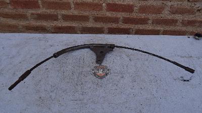 CABLE DE EMBRAGUE COMPLETO CON SOPORTE Y TUBO ORIGINAL HARLEY DAVIDSON WL WLA WLC WLD AÑOS 1940 A 1960 