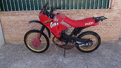 PUCH CONDOR  TRAIL 49cc ROJA  AÑOS 1988 A 1992 