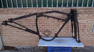 FRAME Y HORQUILLA  HARLEY DAVIDSON F /FD /J / JD   RACER BEACH  / HILL CLIMBING / CUT DOWN AÑOS 1920 / 1921 / 1922 / 1923 / 1924