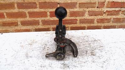 PALANCA DE CAMBIOS CON GUIA Y SOPORTE  TERROT HS / HSS 350cc 500cc AÑOS 1925 A 1928 