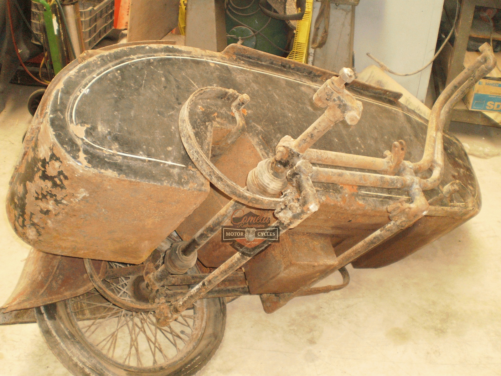 SIDECAR INDIAN POWERPLUS O  INDIAN SCOUT  COMPLETO ORIGINAL 