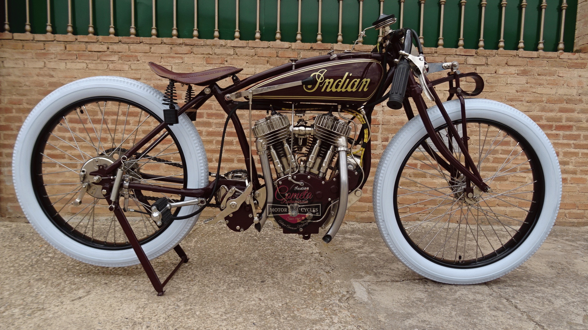 INDIAN POWERPLUS TT RACER AÑO 1920 1000cc!