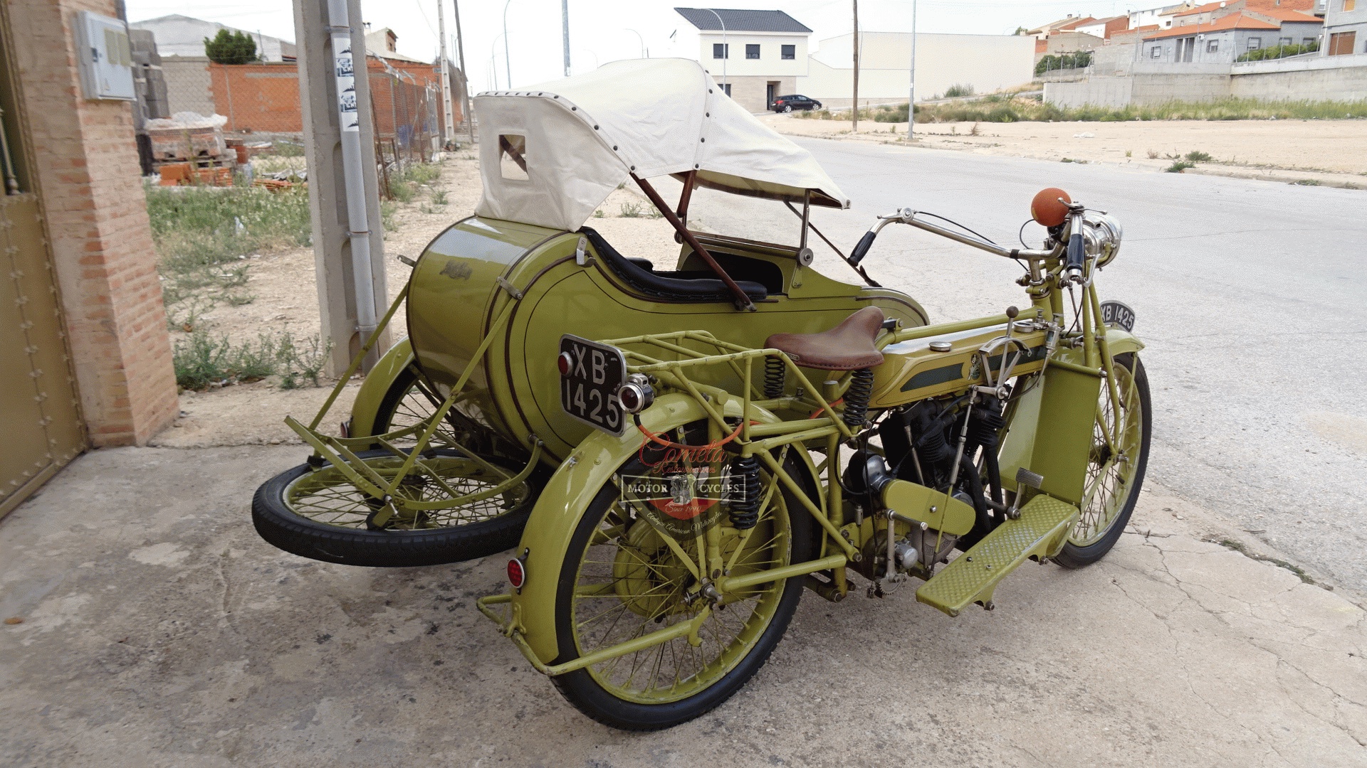 MATCHLESS MODEL H  MOTOR MAG 1000cc IOE CON SIDECAR AÑO 1921 