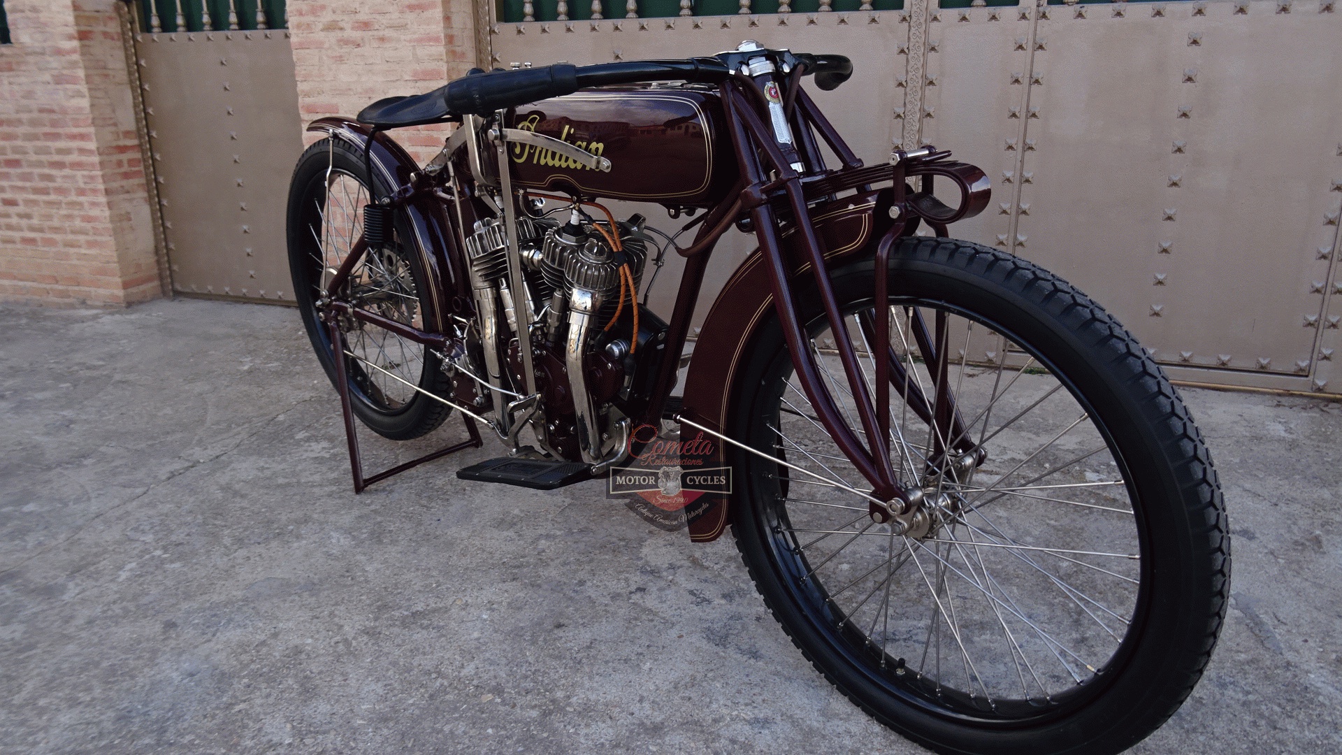 INDIAN POWERPLUS STANDARD RACER 1200cc BIG VALVE AÑO 1920 !