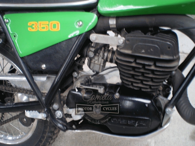 OSSA TR77 VERDE   350cc AÑO 1977 